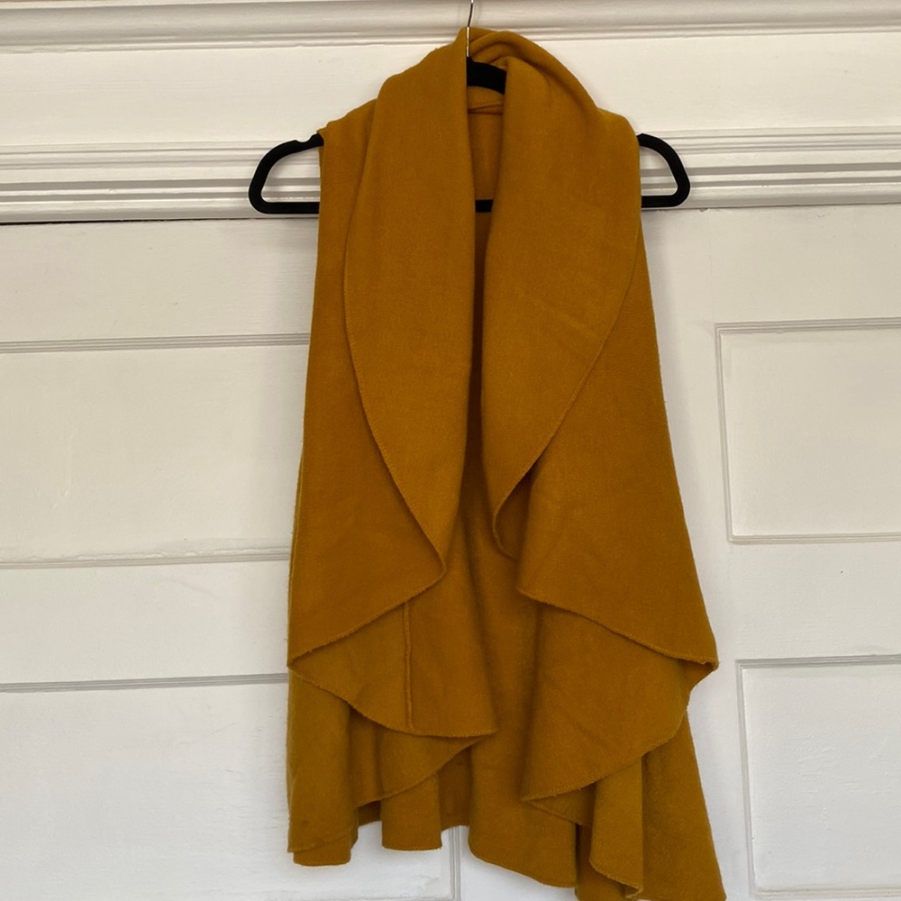 Anthropologie knit layer vest